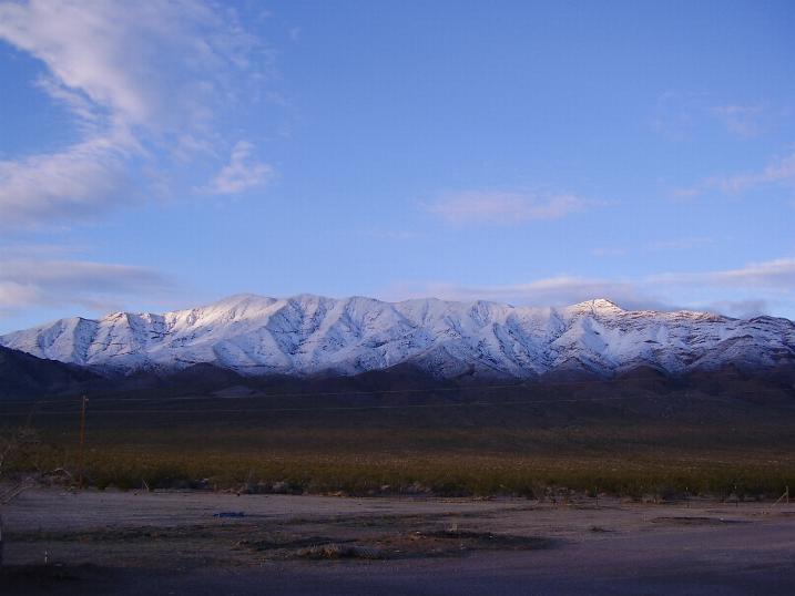 Snow on the Funeral Mountains